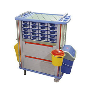 ترالی دارو 25 خانه یکطرفه